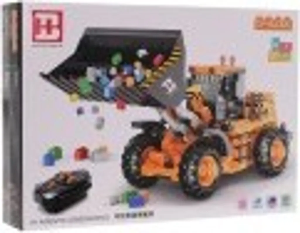 Jeu de Construction Bulldozer Télécommandé R/C - Kit Complet 653 Pièces