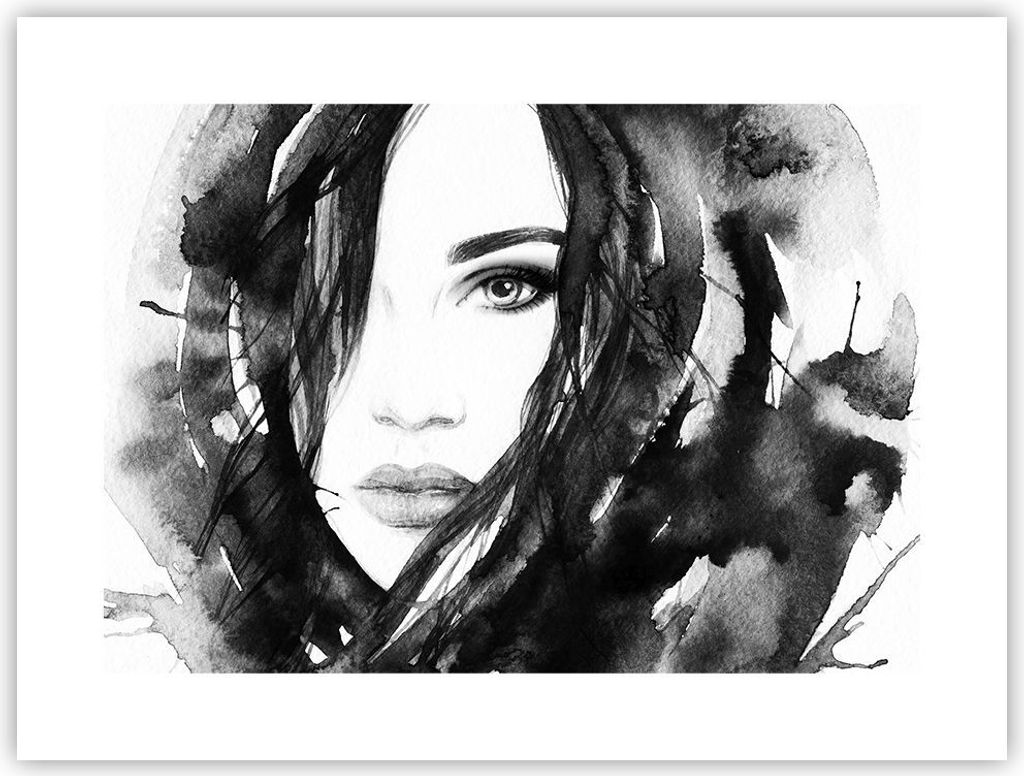 Poster - Poster ohne Rahmen - Schmuck Dame Kleid Eleganz - 40x30 cm - Wand Bild - Wanddeko - Wandbilder - Kunstposter - Wandposter - Bilder - Kunst...