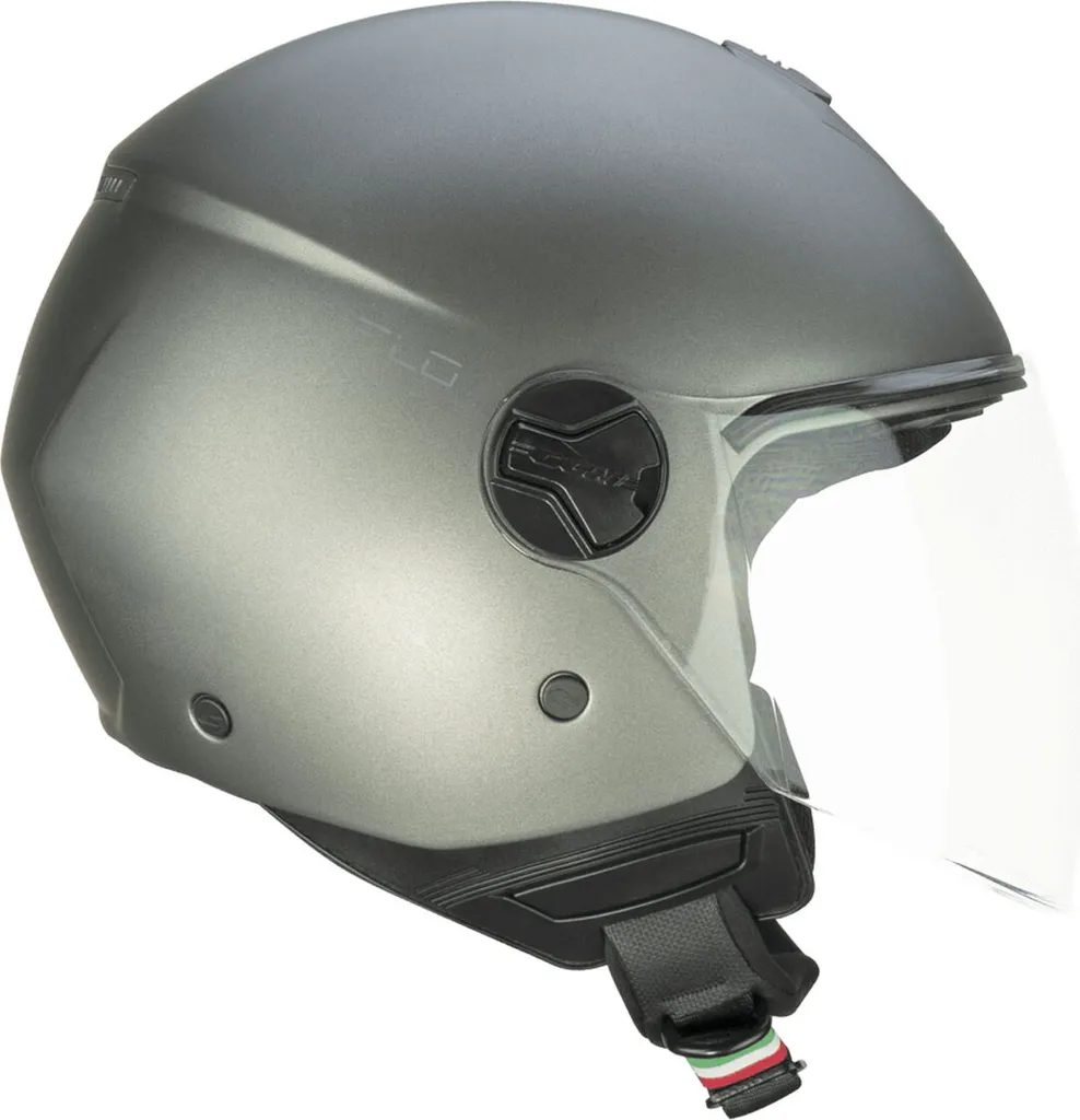Casque jet homologué avec visière longue pour scooter et moto - XS