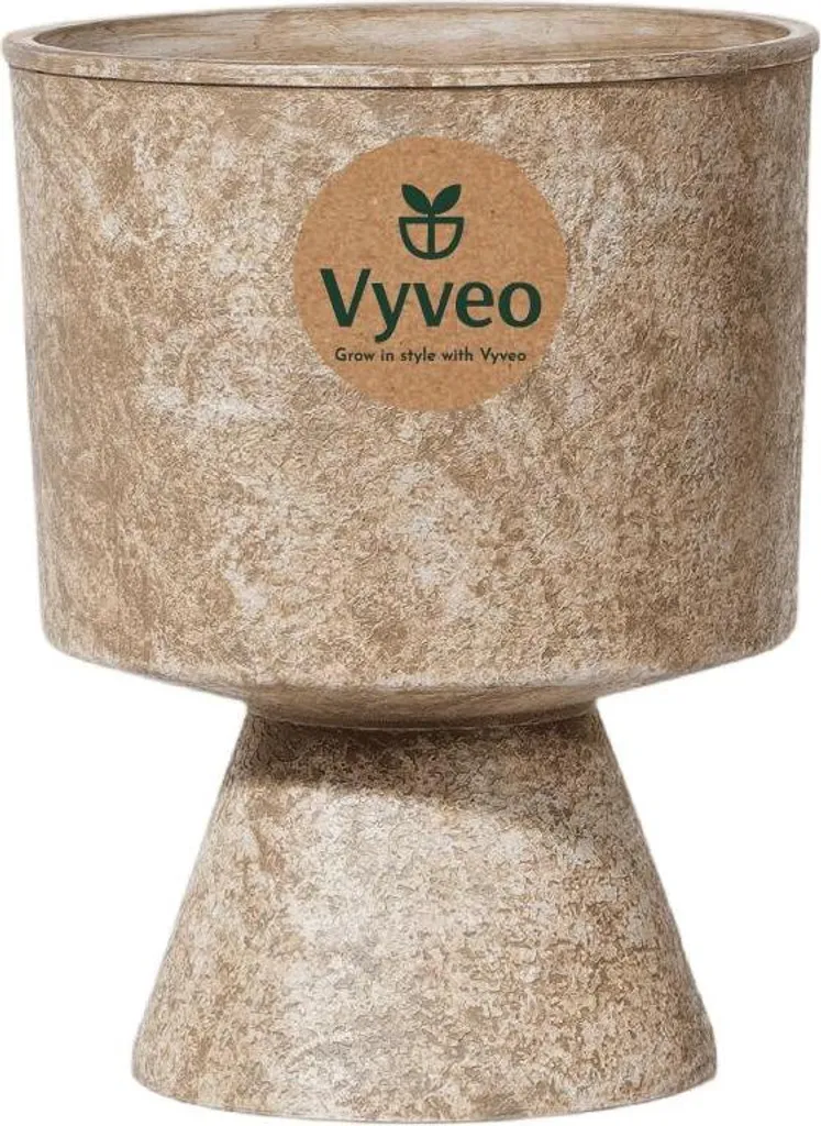 Pot de Fleurs Monolith Vyveo 33x44 - Protégez vos Plantes avec ce Bac Brun