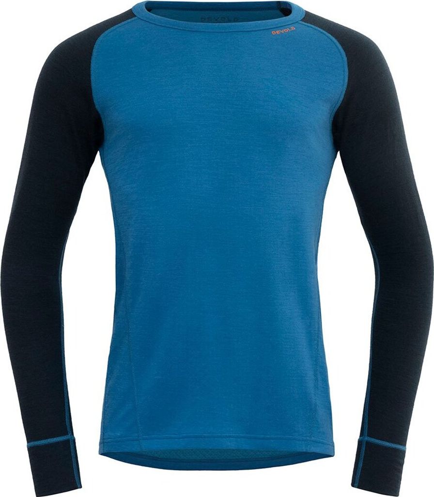 Devold Duo Active Merino 205 Shirt Man Bluemelange Bluemelange S