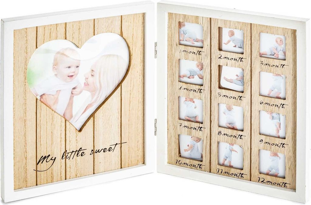 Bilderrahmen " My little sweet" für die ersten 12 Monate Produktbild 