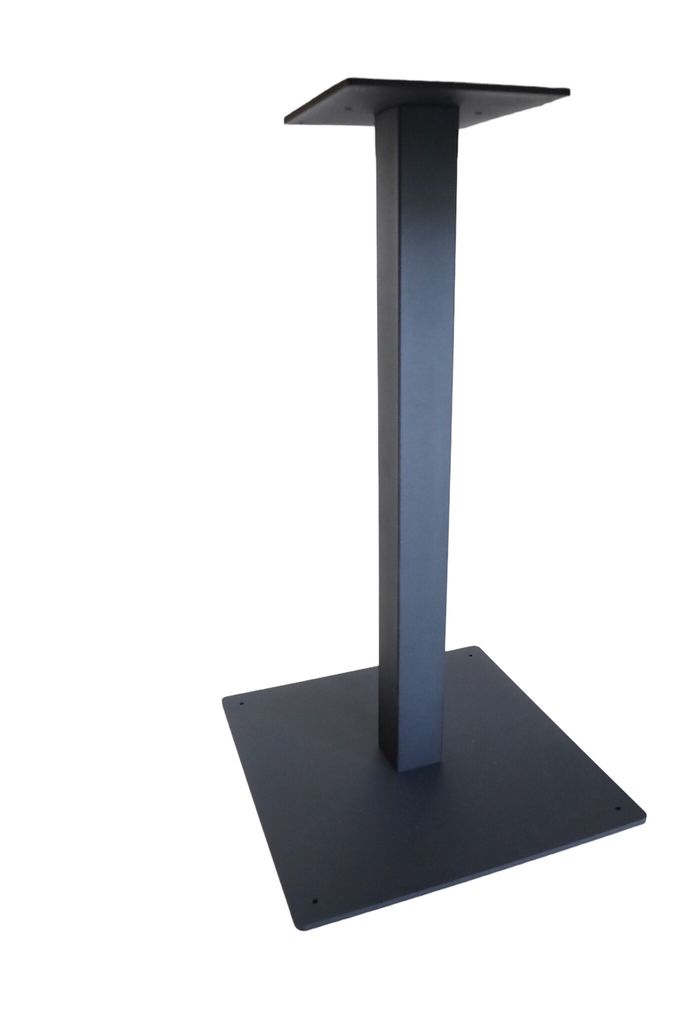Tischgestell TREND SM, Stahl, schwarz, eckig, 72 cm, 60x60 mm Rohre, verstellbare Füße