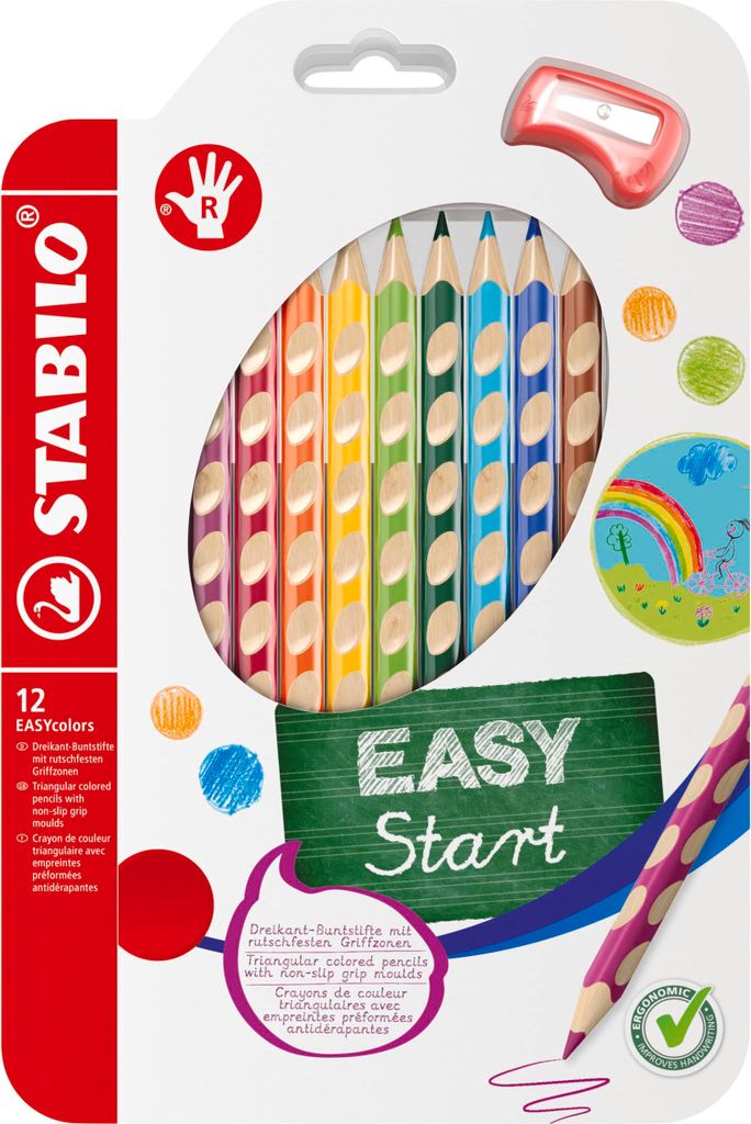 Crayon de couleur ergonomique pour droitiers - STABILO Image du produit 