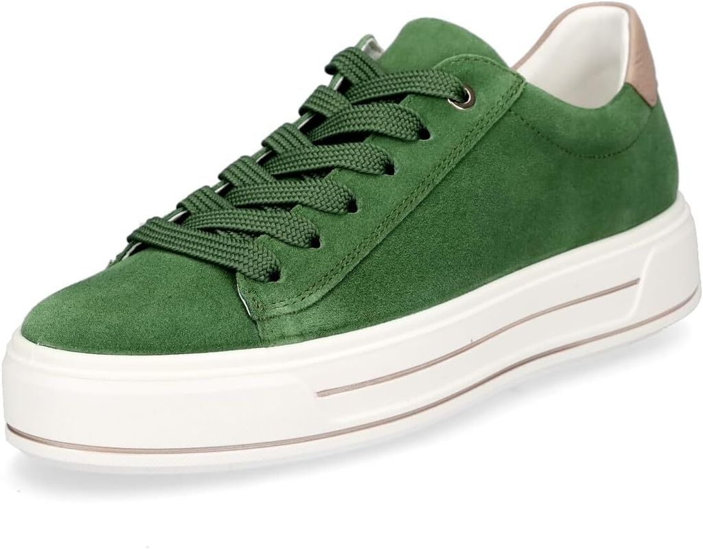 Ara Damen Sneaker grün sand 8,5