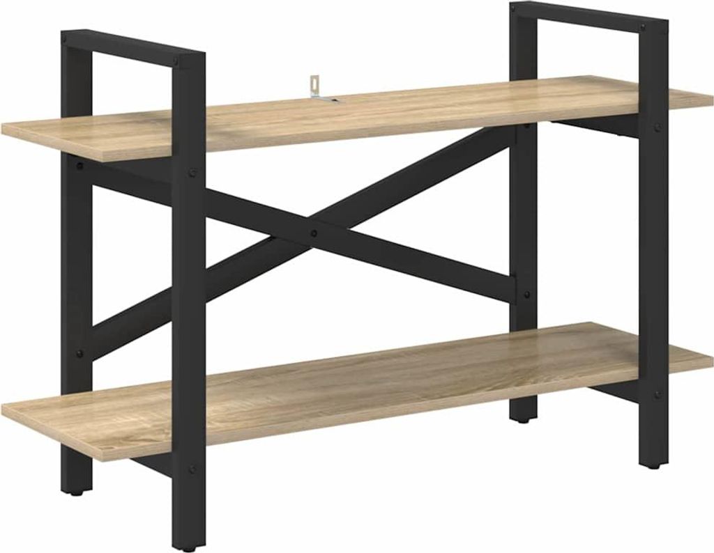 Bücherregal Sonoma-Eiche 100 x 33,5 x 64 cm Holzwerkstoff