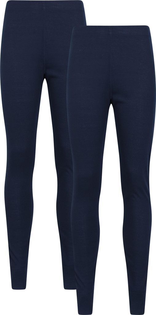 Mountain Warehouse - "Talus" Leggins mit Grundschicht 2er-Pack für Damen MW2110 (36 DE) (Marineblau)