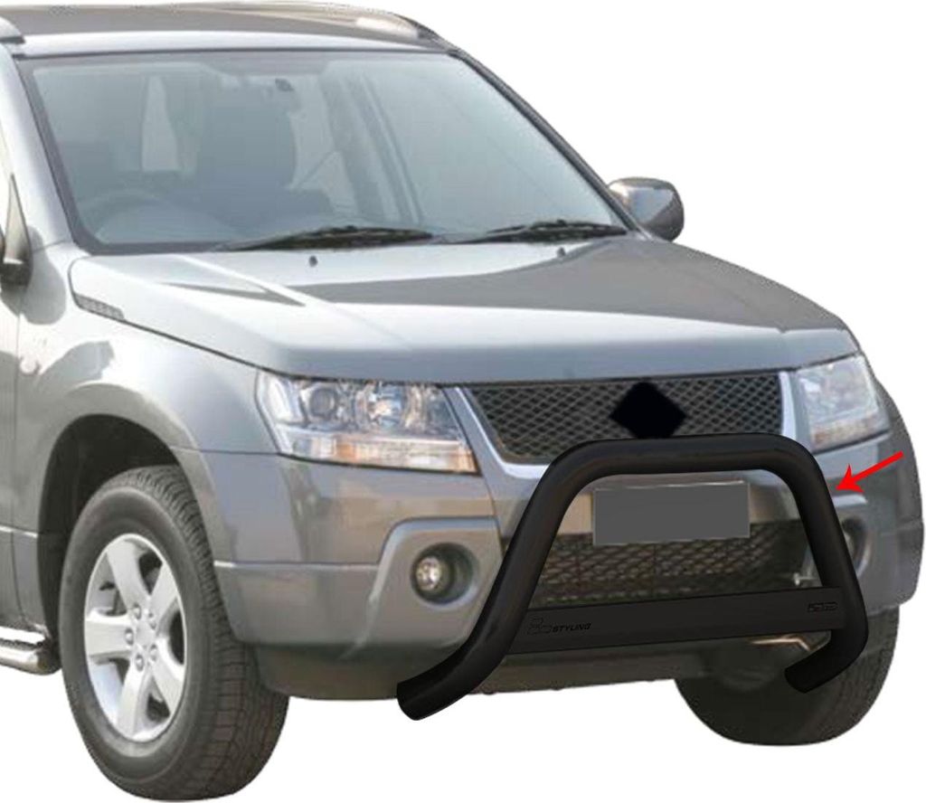 Frontbügel Frontschutzbügel für Suzuki Grand Vitara 2005-2008 ø63 Stahl Schwarz