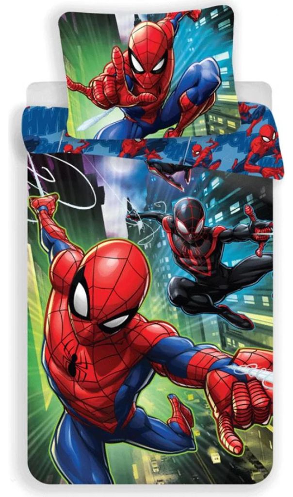 Spiderman Dekbedovertrek 140 x 200 cm - 70 x 90 cm - katoen Productafbeelding 