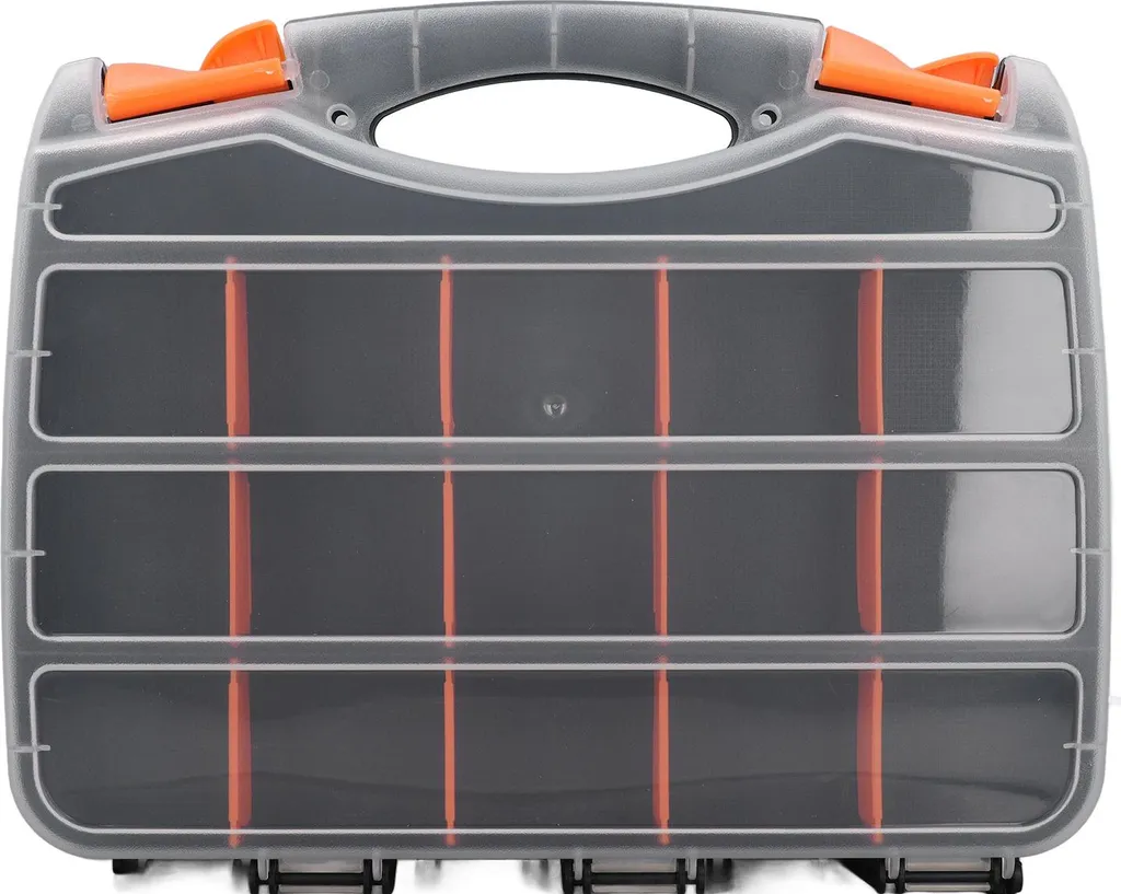 Boîte de rangement à compartiments modulables pour petits composants PC - 9