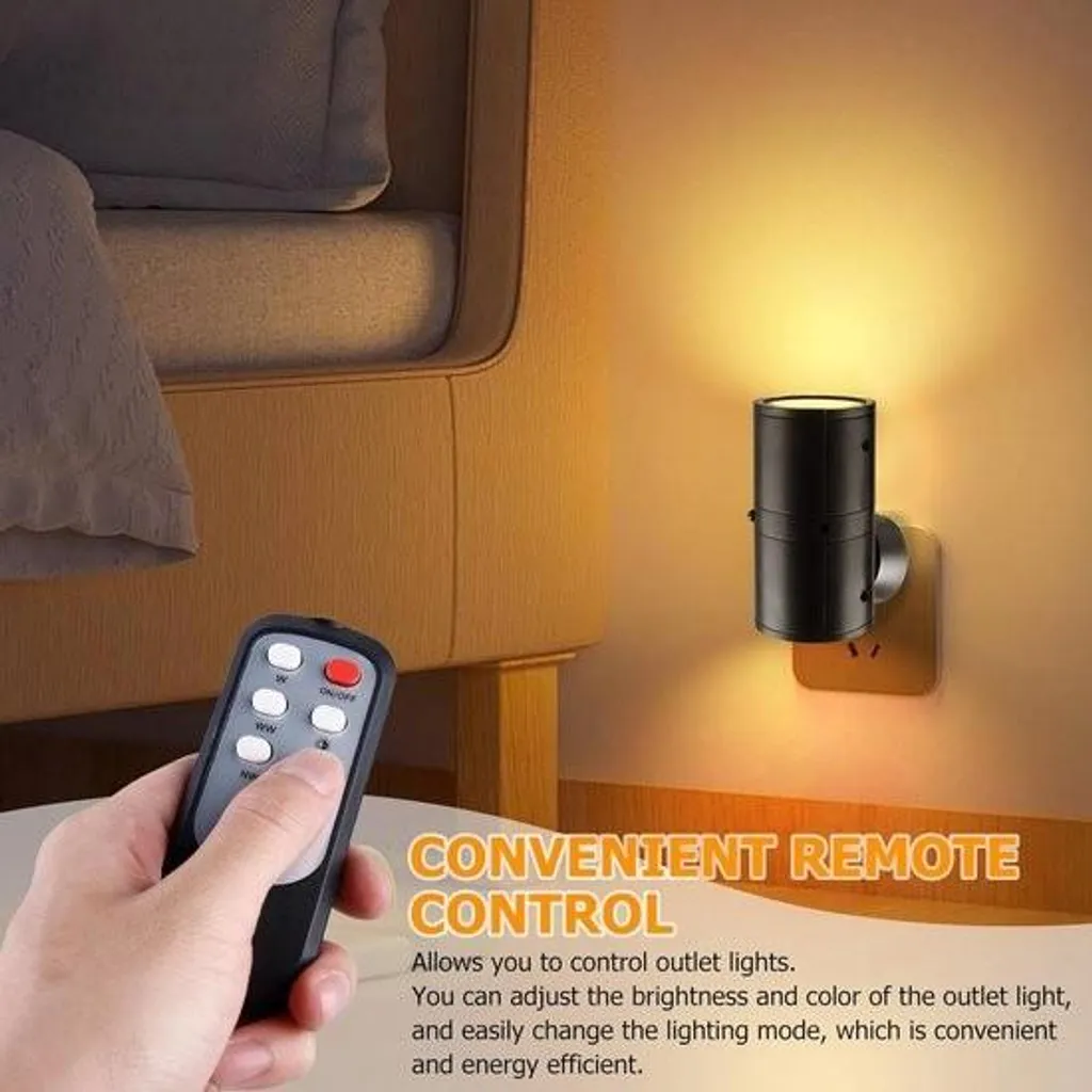 Liseuse de chevet sur prise murale - Lampe LED flexible pour chambre