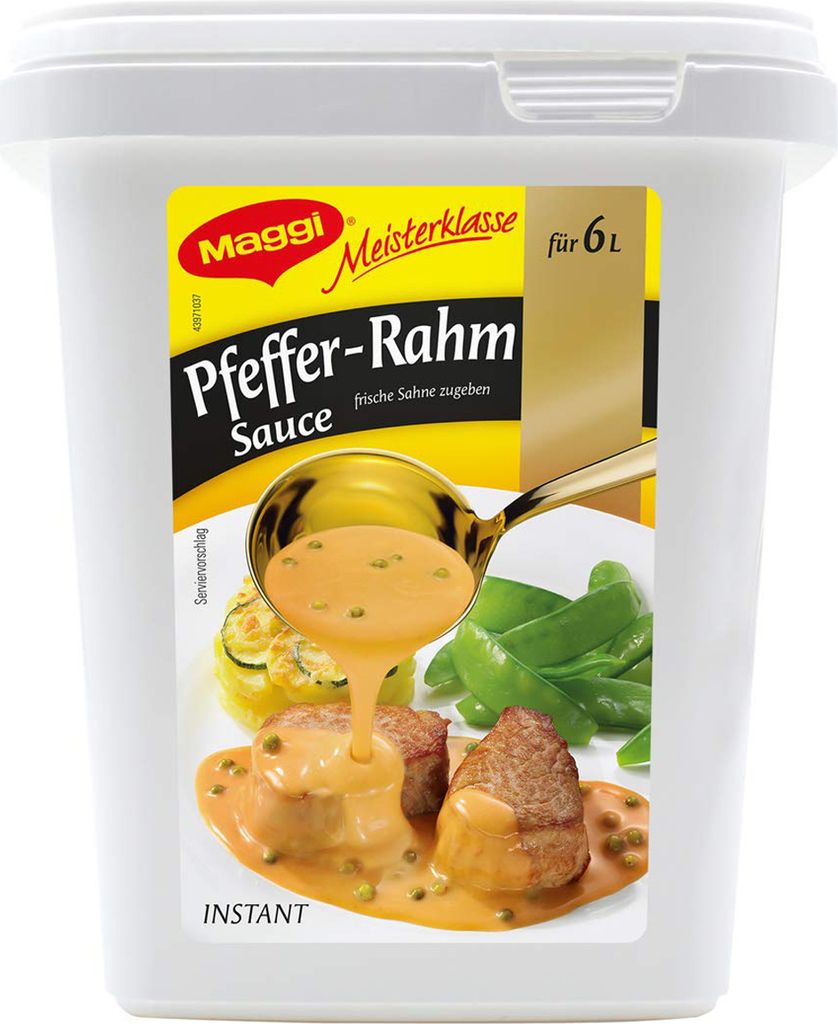 Maggi Pfeffer Rahm Sauce zum Braten Großpackung für Gastro 750g