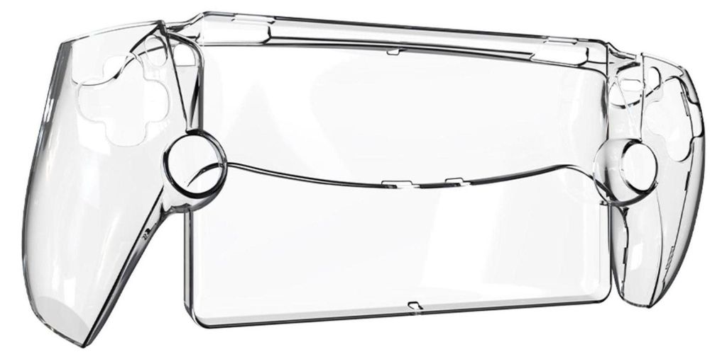 Für Sony PS5 Streaming Handheld Transparentes PC-Schutzcase Kristallklar