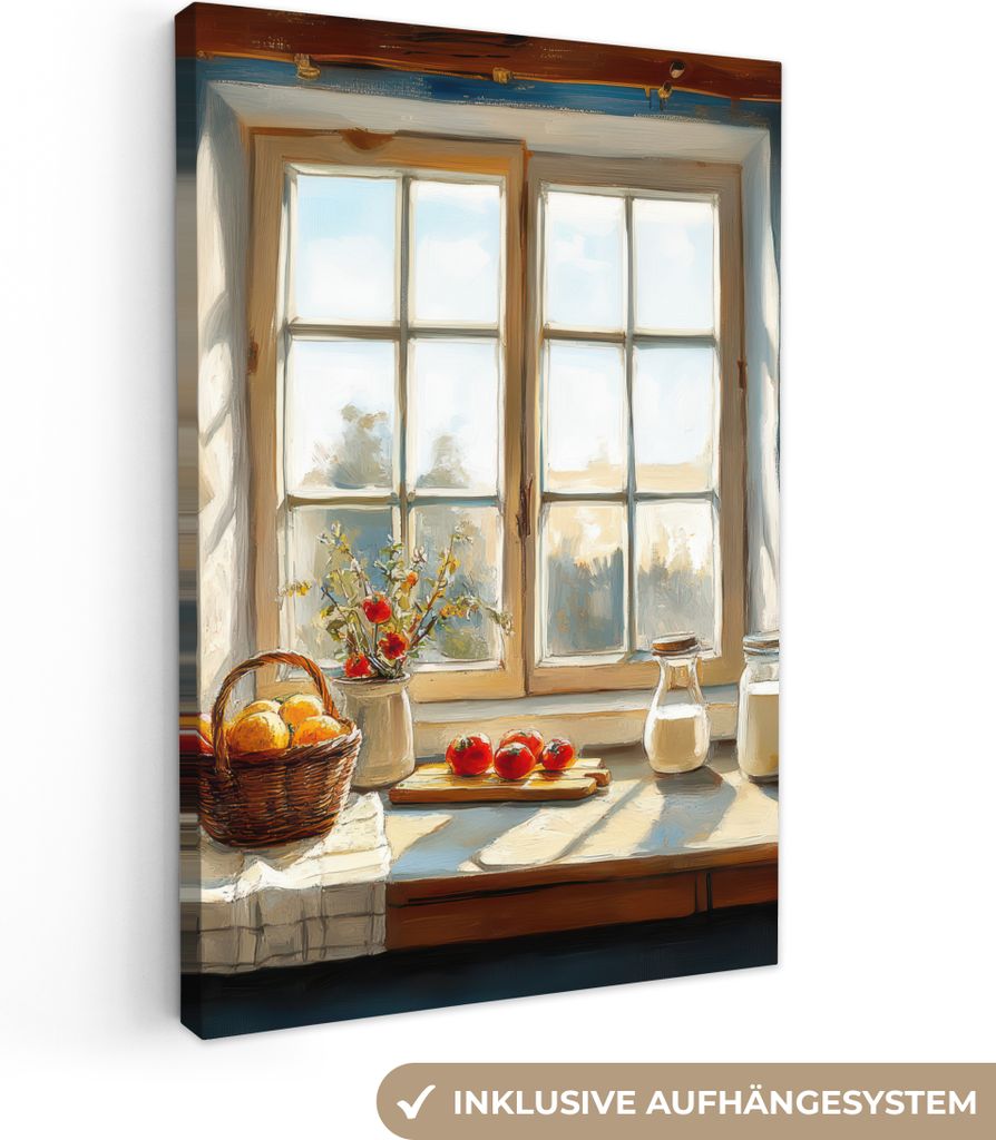 Leinwand Bilder 40x60 cm - Natur - Küche, Wandbilder, Wanddeko Wohnzimmer, Bild
