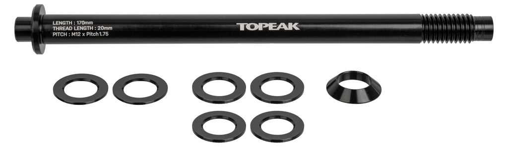 Oś TOPEAK do wspornika Zi:RAK – oś przelotowa 12 x 1,75 mm Zdjęcie produktu 