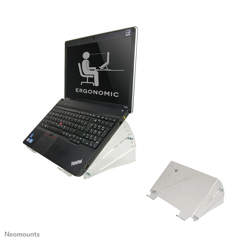 Support PC Portable NewStar NSNOTEBOOK300 en Acrylique Transparent 22"