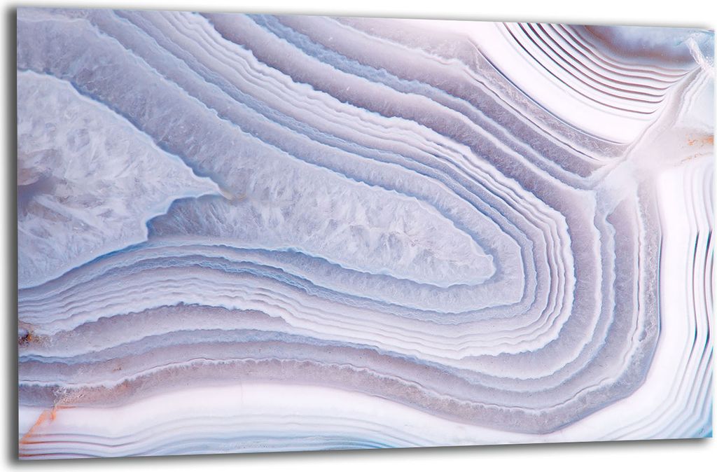 Herdabdeckplatte Glaskeramikkochfeld-Abdeckung Spritzschutz Glas 80x52 Marmor