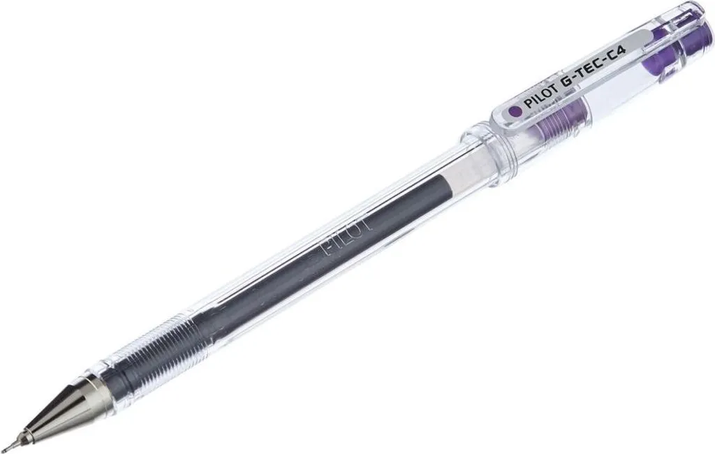 Stylo Pilot G-Tec-C4 Violet : Écriture Fine sans Bavure Pack de 12 - 5