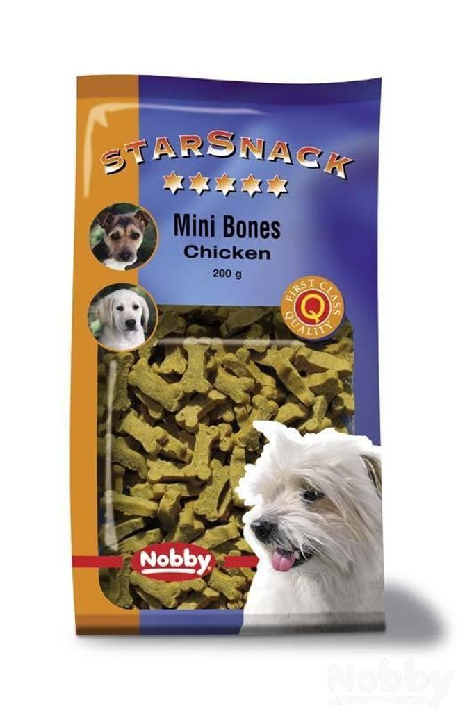 Nobby STARSNACK Mini Bones "Chicken" Karton, 10 kg