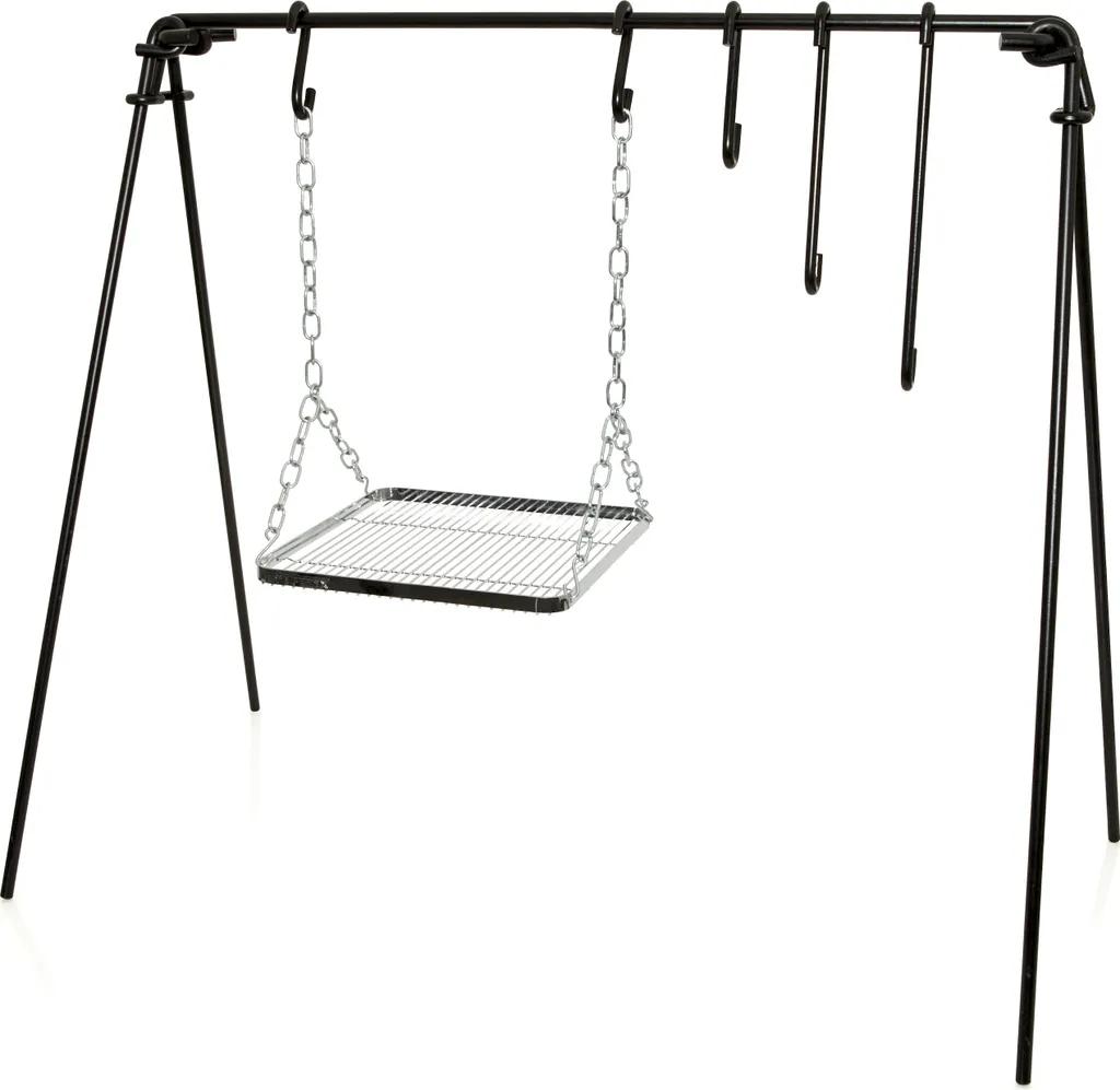 Petromax Feuerbrücke Support de Cuisson Robuste avec Grille et Crochets - 7