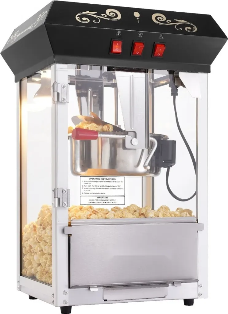 Machine à pop-corn professionnelle 8oz pour des soirées home-cinéma - 9
