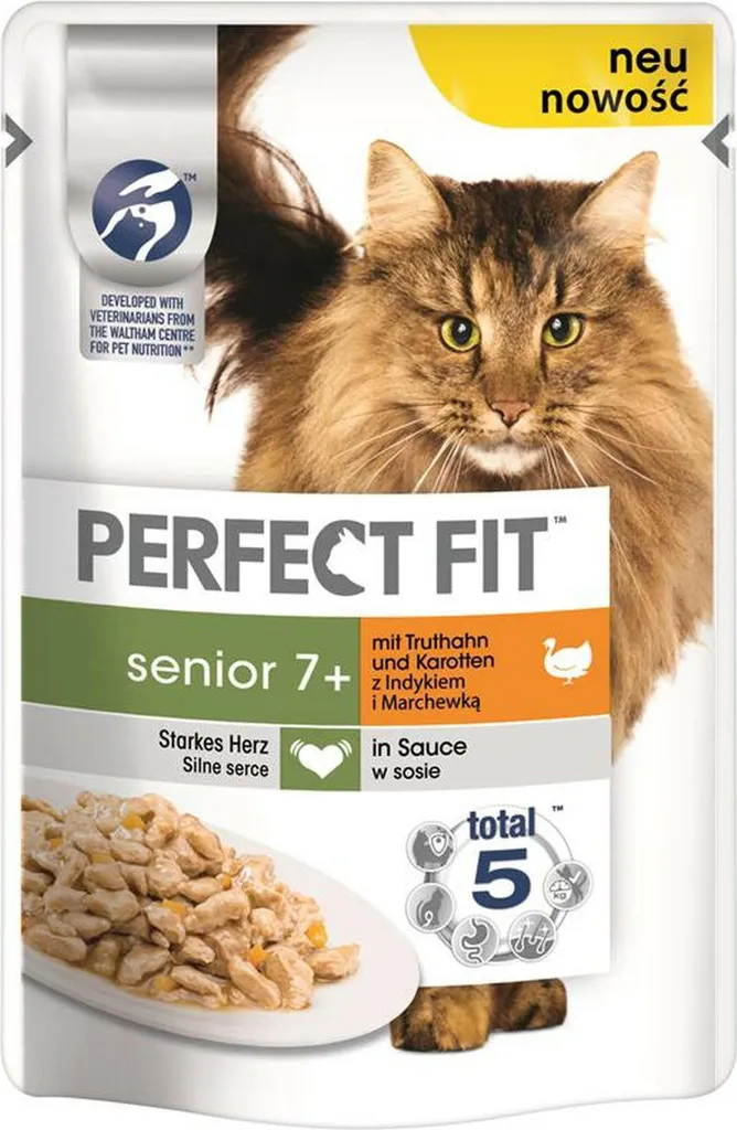 Perfect Fit Senior 7+ Tacchino 12x85g - Cibo Umido per Gatti Anziani