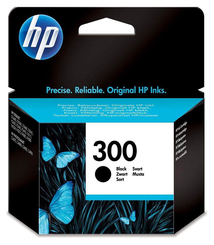 HP 300 Schwarz Original Druckerpatrone Produktbild 