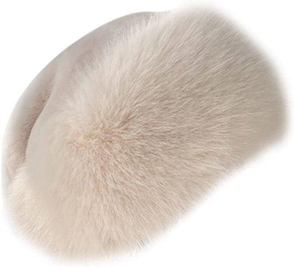 Wintermuts van dik imitatiebont voor skikleding, winteractiviteiten, outdoor