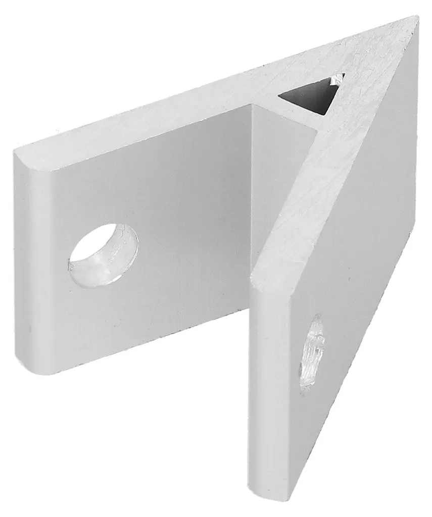 10 Équerres d'angle en aluminium pour profilés 2030404550604040-45° - 12