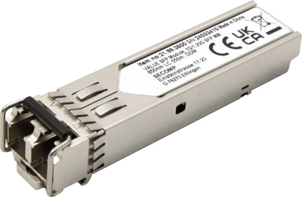 Module SFP Fibre Optique 1G LC Multimode 550m VALUE pour Switch RJ45