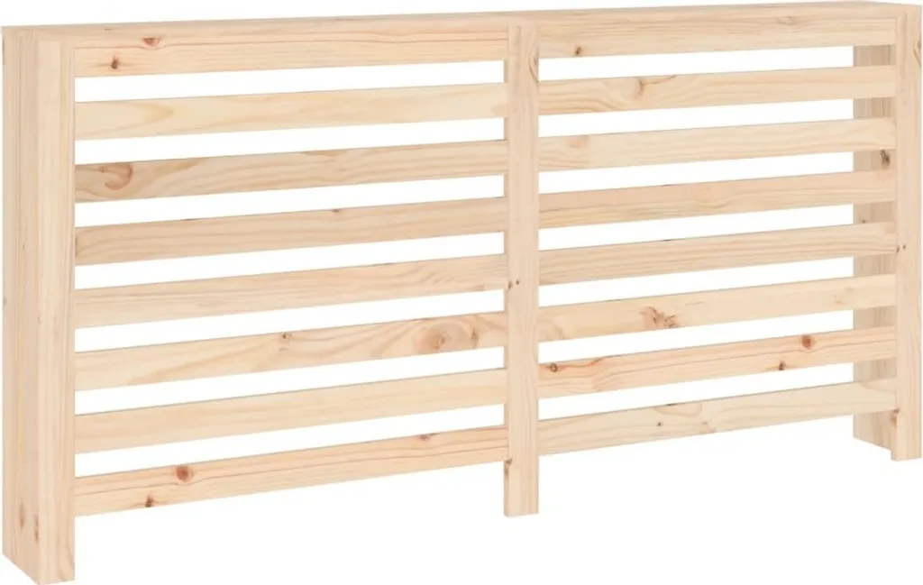 vidaXL Rivestimento per radiatori 169x19x84 cm in legno di pino massiccio