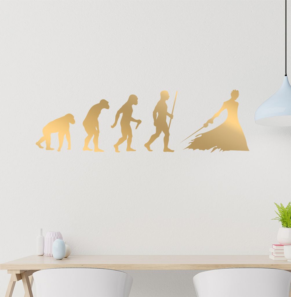 Samurai Schwert Evolution Wandtattoo Wandaufkleber Wall Sticker - Dekoration, Küche, Wohnzimmer, Schlafzimmer, Badezimmer