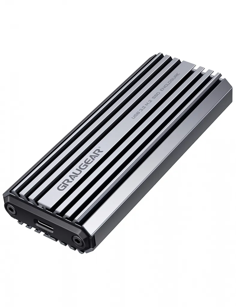 Case M.2 NVMe GRAUGEAR G-M201-AC-10G | 10Gbps USB-C | Alluminio
