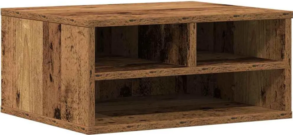 vidaXL Support d'Imprimante 49x40x22,5 cm en Vieux Bois et Bois Composite