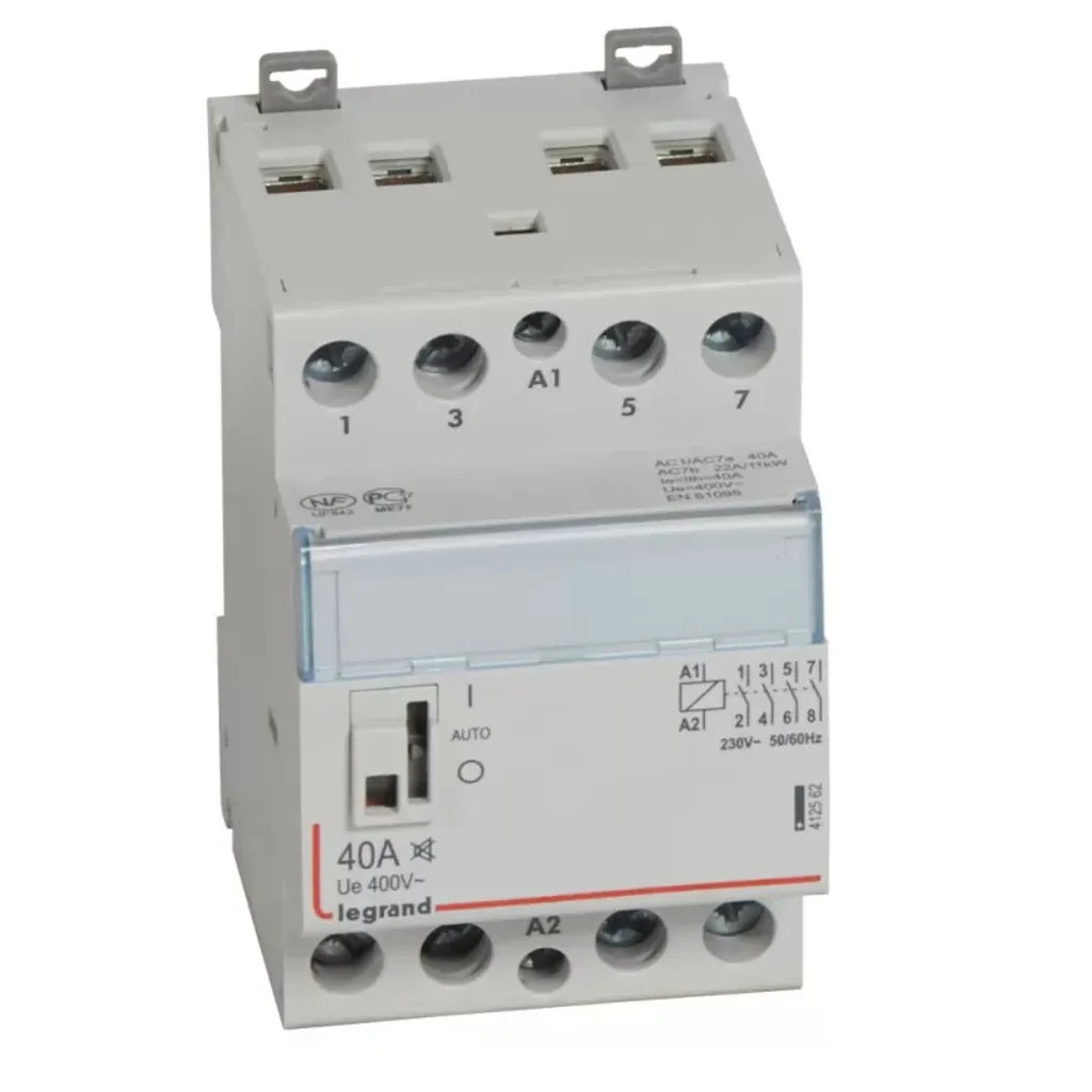 Contacteur de Puissance 40A Legrand 412562 CX3 pour Circuits Triphasés