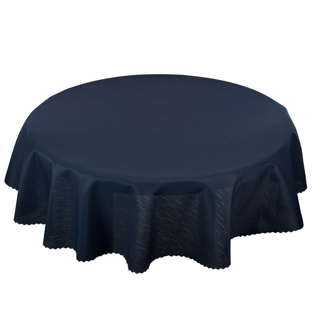 Tischdecke Fleckenresistente Marine Rund 160 cm