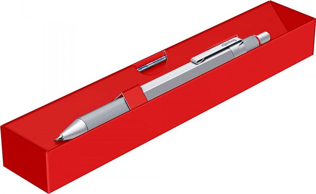 Rotring 2164109, Silber, Messing, Schwarz, Blau, Rot, Produktbild 