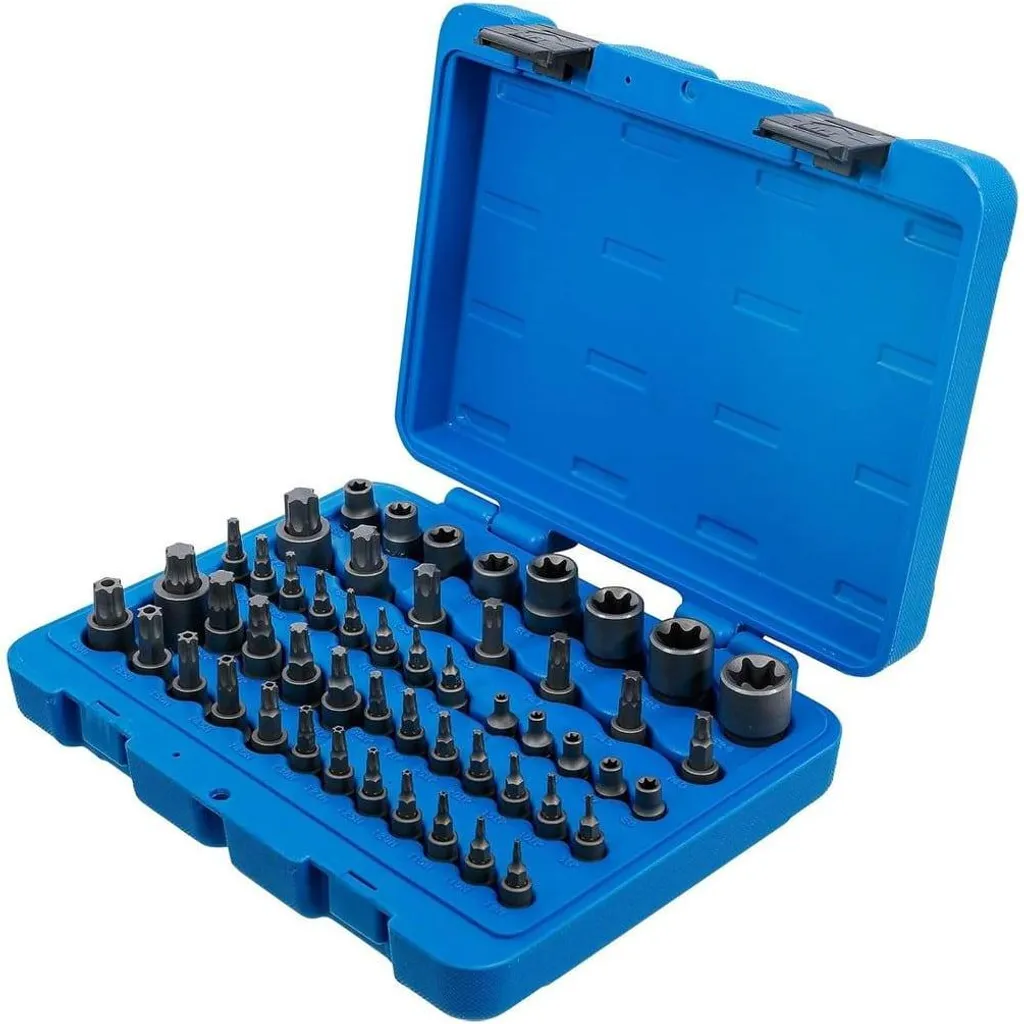 Mallette Embouts de Sécurité Torx 52 pcs - Idéal Mécanique Auto