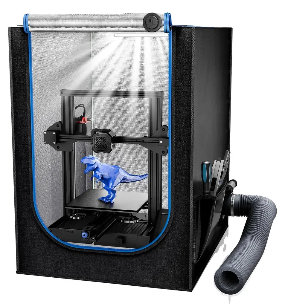 Évitez le warping : Boîtier imprimante 3D P1 régulé avec éclairage LED
