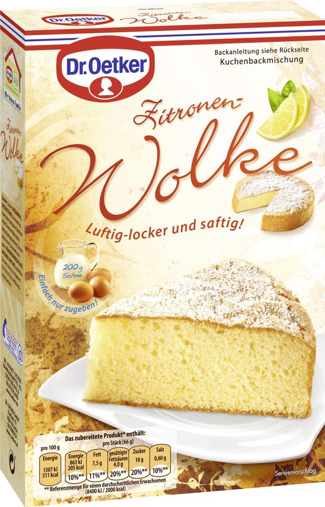 Oetk.Zitronen-Wolke Kuch.430g Produktbild 