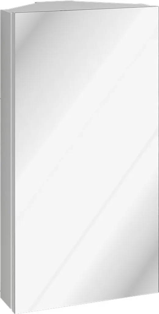 Armoire de toilette Vicco Anka compacte 32,8x60,2cm en mélaminé Blanc