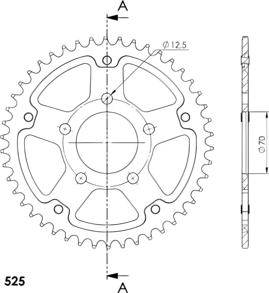 Couronne Supersprox Stealth 525 46 dents : stop à l'usure rapide