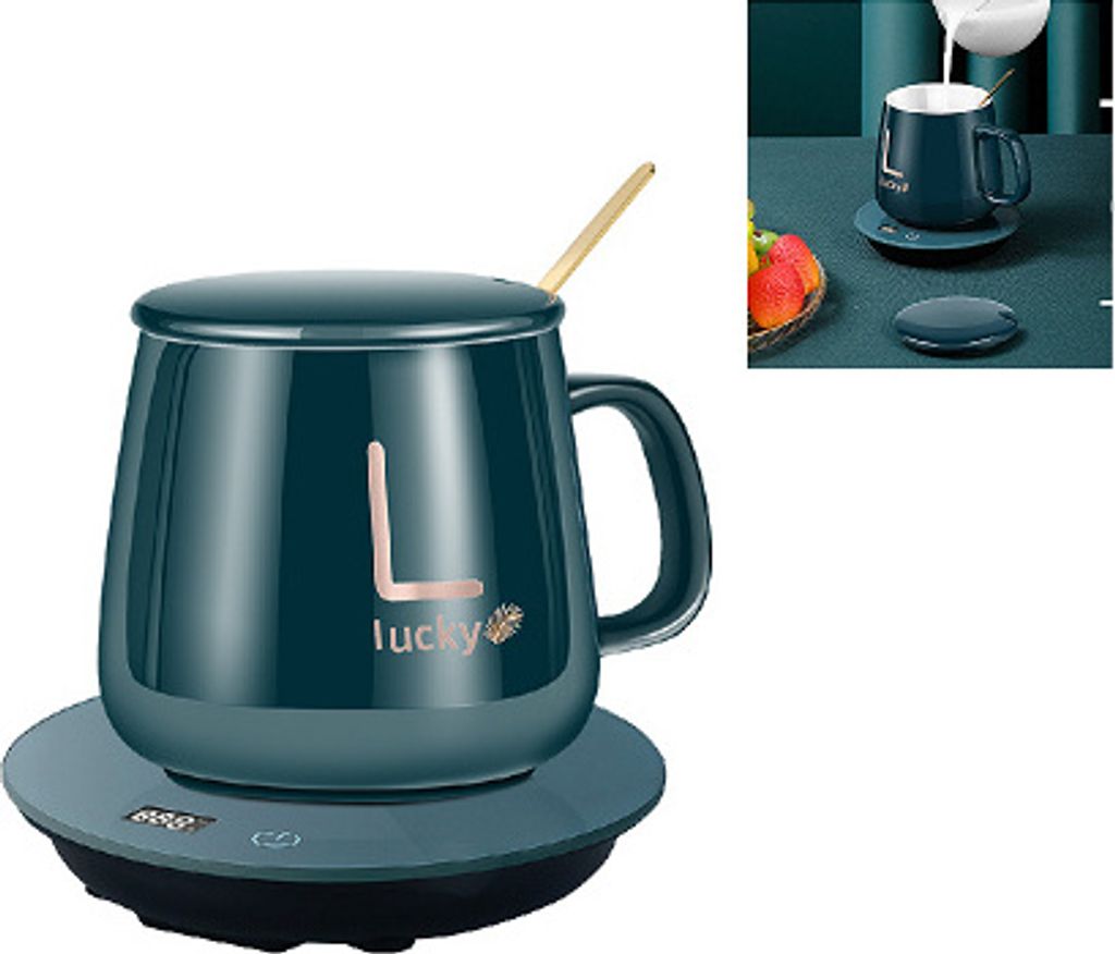 Tassenwärmer, Kaffeewärmer, Schreibtisch-Smart-Kaffeewärmer, grün