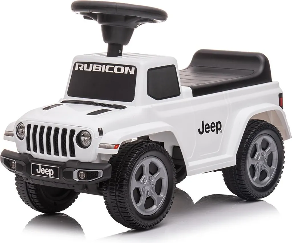Trotteur Jeep Gladiator Blanc Billy : Porteur Stable Contre les Chutes