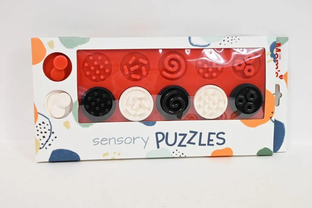 Grands puzzles sensoriels cercles XL à contrastes visuels renforcés
