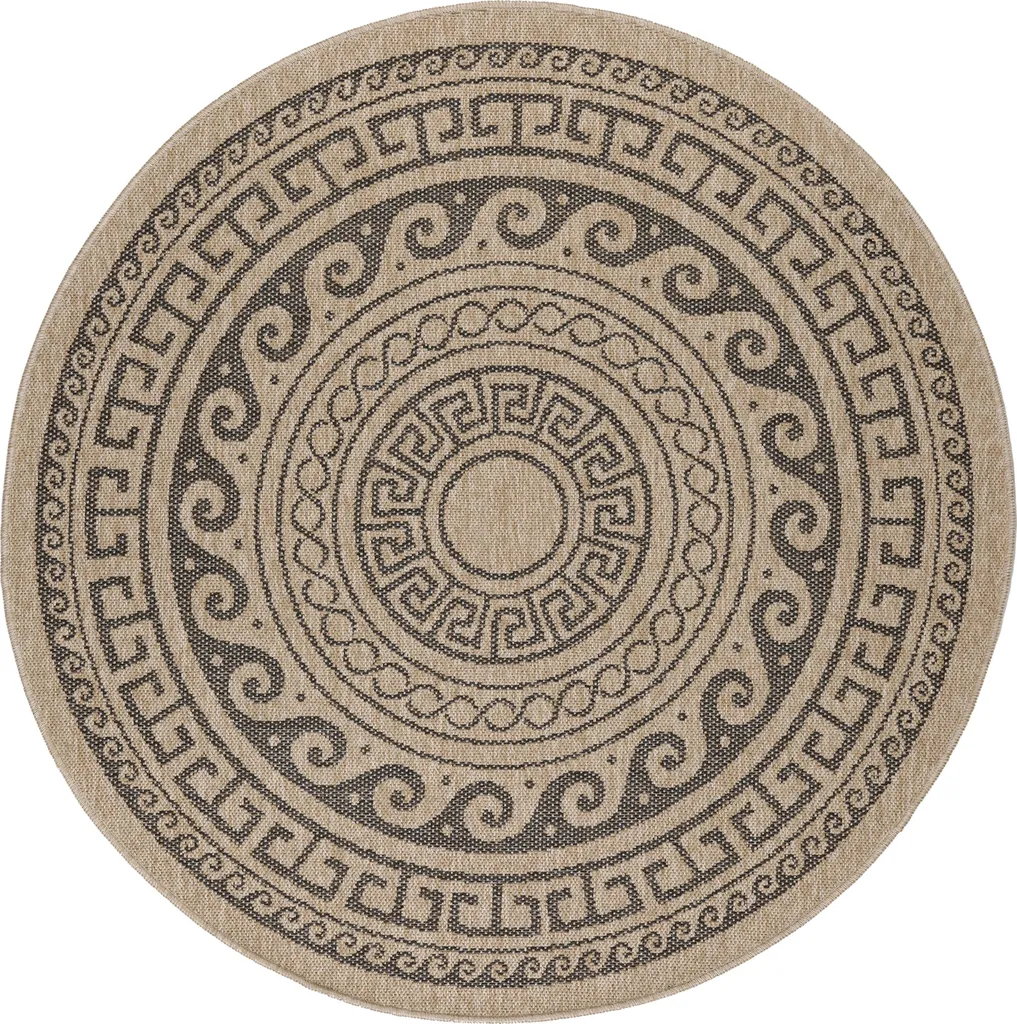 Tapis Jute Noir 160cm Comilla Rishi : Fibre Naturelle Haute Qualité