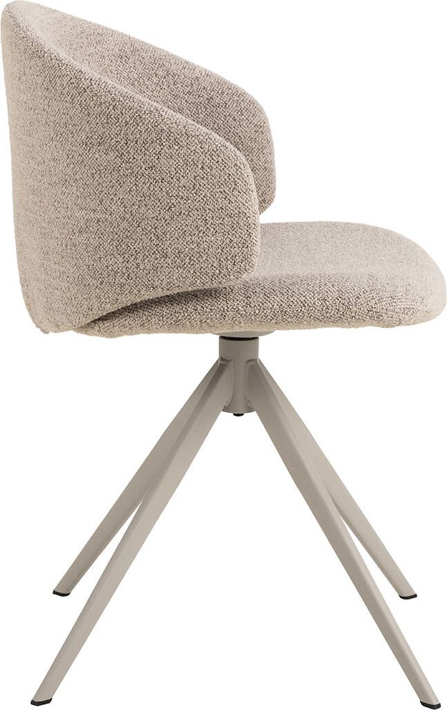 Ella Esszimmerstuhl Bouclé beige. Produktbild 