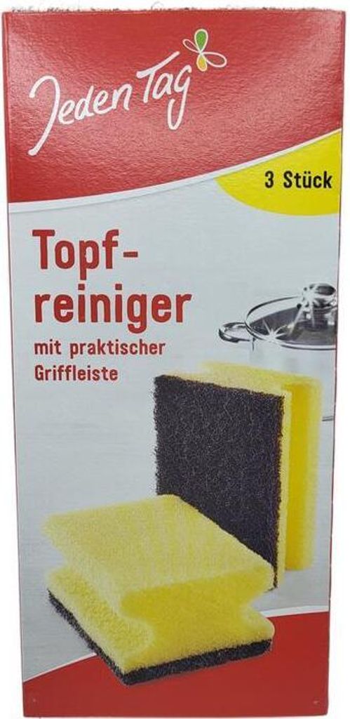 2 x JedenTag Topfreiniger Spülschwamm 3 Stück