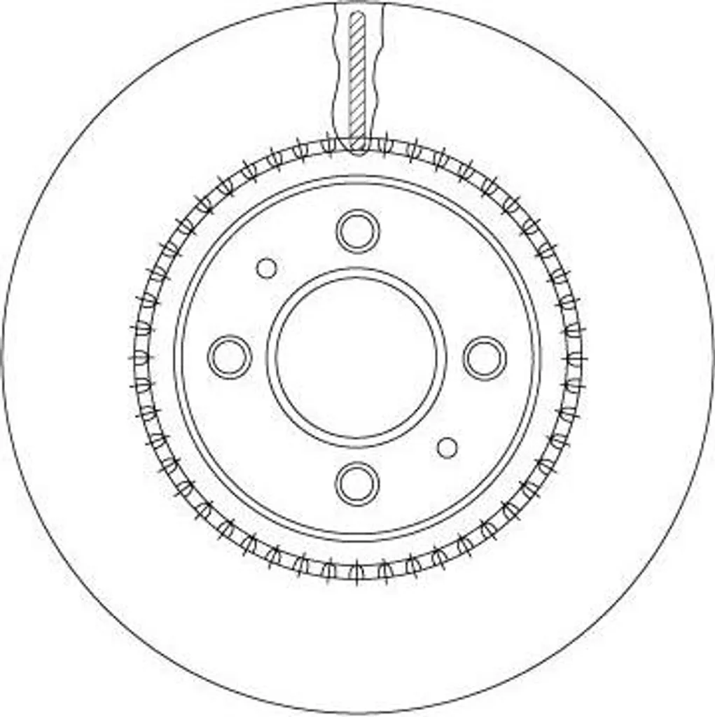 Disque de frein TRW DF6904 haute teneur en carbone OE 517121W050
