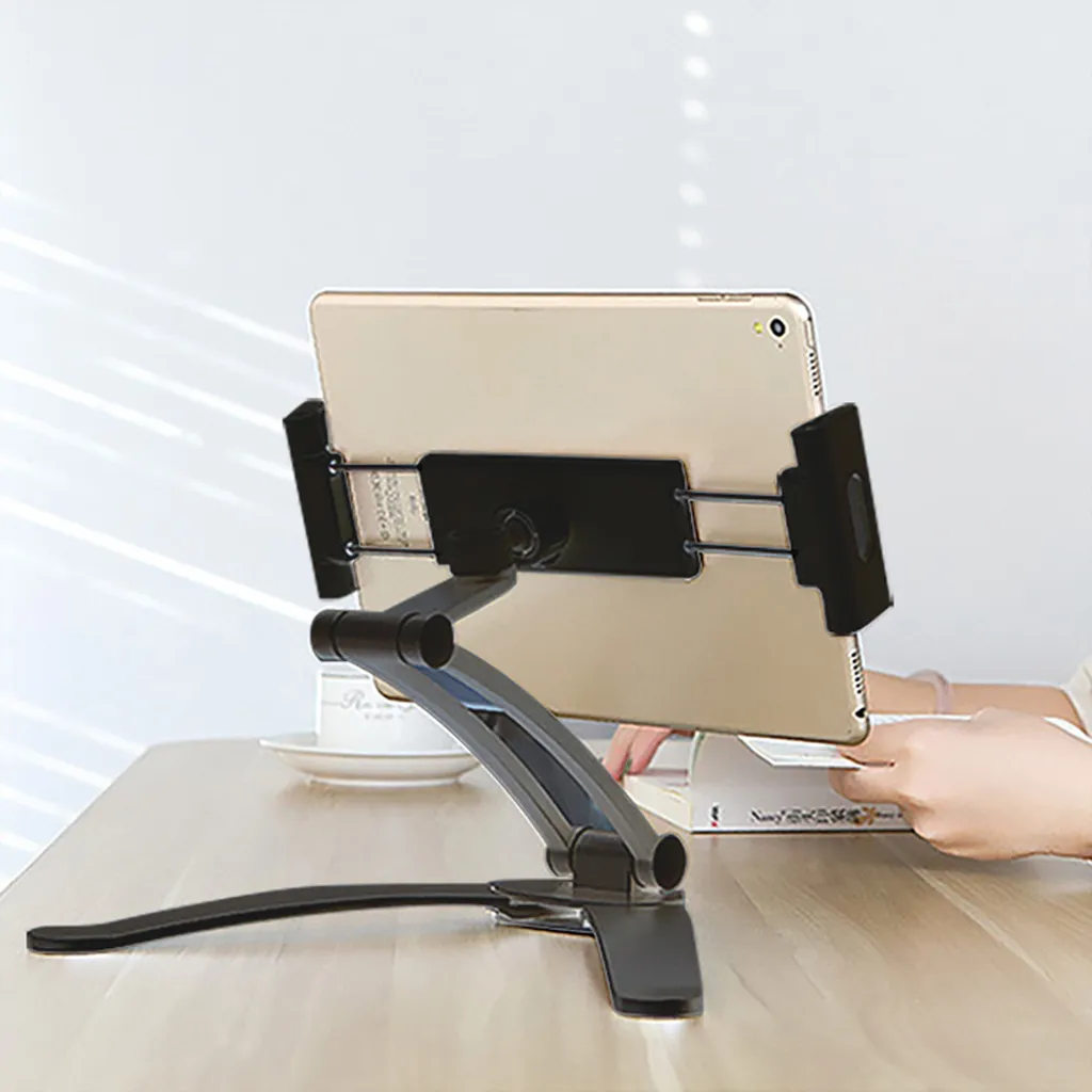 Value 17.99.1192 Support Tablette en Acier Noir - Design Ergonomique - 16
